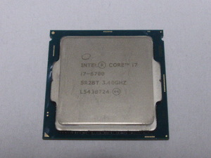 INTEL CPU Core i7 6700 4コア8スレッド 3.40GHZ SR2BT CPUのみ 起動確認済です 