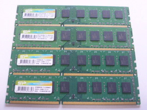 メモリ デスクトップ用 SP 1.5V DDR3-1600 PC3-12800 8GBx4枚 合計32GB 起動確認済みです