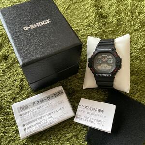 used G-SHOCK カシオ Gショック 2019年購入　DW 5900 1JF ケース有　説明書有　ラバーベルト 腕時計 ジーショック CASIO ブラック デジタル