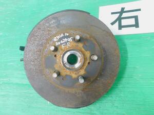 レクサス CT DAA-ZWA10 右FナックルハブASSY CT200H バージョンC 2ZR-FXE 214 43201-47030/43550-47010