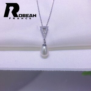 夢色 EU製 定価6万円★ROBEAN・淡水真珠・ペンダント★天然パール パワーストーン s925 アコヤ真珠 本真珠 オシャレ 6-9mm P11791386