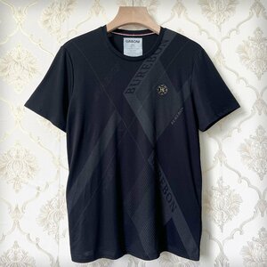 一枚限定EU製＆定価2万◆UABONI*Paris*半袖Tシャツ*ユアボニ*パリ発◆上品 薄手 柔らかさ オシャレ クルーネック プルオーバー 春夏 M/46