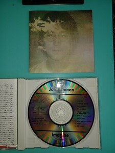 『ジョンレノン　イマジン』【中古】CDアルバム　歌詞カード　訳詞付き