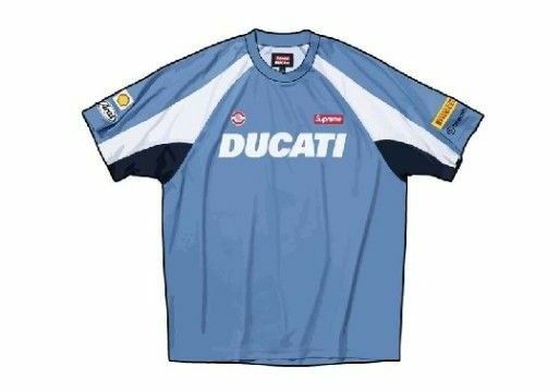 【新品未使用】Supreme x Ducati Soccer Jersey "Blue"