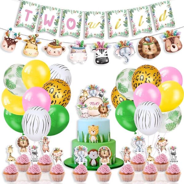 誕生日 飾り付け 2歳 どうぶつの森 パーティー バルーン バースデー セット