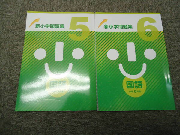 新小学問題集 国語 5年/6年 書き込みほぼなし 良品 塾専用