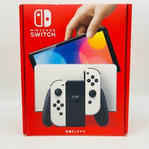 04wy0035□【1円スタート】 Nintendo Switch 有機ELモデル HEG-S-KAAAA ホワイト[任天堂/ニンテンドー/スイッチ] 中古品