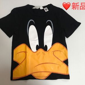 新品★100cmワーナーブラザーズダフィダック半袖Tシャツ