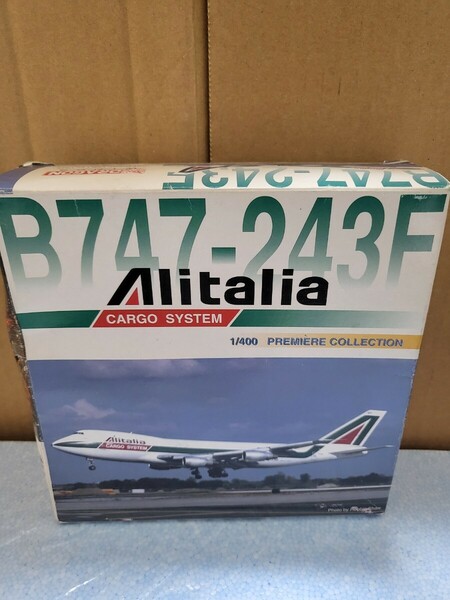 絶版航空機モデル DRAGON アリタリア航空　B747-243F 1/400 Alitalia プレミアコレクション CARGOSYSTEM 