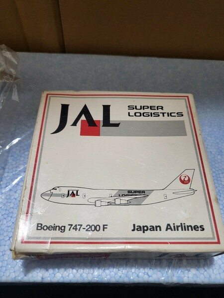 絶版モデル SCHABAK 1/600 スケール表記無しJAL Boeing 747-200F ジャル ボーイング747 SUPER LOGISTICS JAPANAERLINE JALスケールモデル