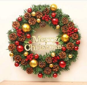  Christmas wreath *40cm hand made * lease * wall decoration * entranceway lease * party for * new year lease DJ279