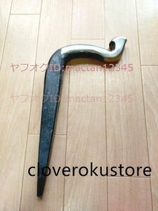 ●当金 金床 当て金 坊主床 鍛金 彫金 工具 加工 道具 (全長約32cm , 重量：約2㎏)　