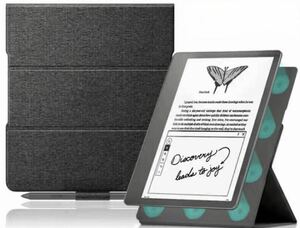 新品　高品質Kindle Scribe用 レザーカバー 黒　送料無料