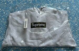 ☆シュプリーム SUPREME Box Logo Hooded Sweatshirt Ash Grey 23FW Sサイズ☆ボックス ロゴ パーカー フーディー アッシュグレー 新品 