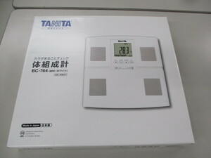 ●送料無料●未使用新品未開封 TANITA タニタ 体組成計 BC-764-WH ホワイト 体重計