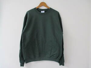 ☆Campion Pullover/チャンピオン☆未使用 クルーネックスウェット サイズ：M ダークグリーン 裏起毛 プルオーバートレーナー