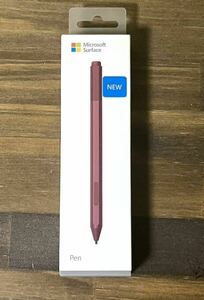 Microsoft 【純正】 Surface Pro 対応 Surfaceペン バーガンディ EYU-00031 背面カバー付き