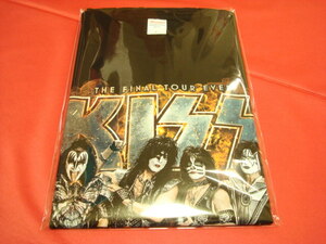 ■未使用!■KISS/キッス■THE FINAL TOUR EVER / END OF THE ROAD WORLD TOUR Tシャツ■黒■ポール・スタンレー/ジーン・シモンズ■