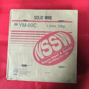 軟鋼 590MPa級鋼用 日鉄溶接工業 ソリッドワイヤ SW YM-60C 1.2 x 20 日鉄 溶接 溶接棒 溶接ワイヤ 60KG級