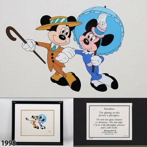 [ редкость ] цифровая картинка Mickey & minnie Mickey Mouse Minnie Mouse Disney рамка товар интерьер длина 46cm× ширина 54cm 1998