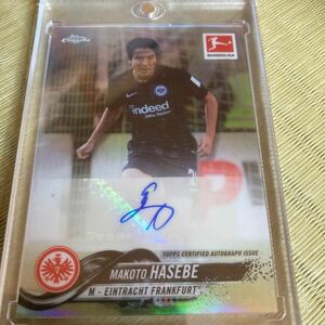 2018 Topps Chrome Bundesliga 長谷部誠 サインカード フランクフルト 