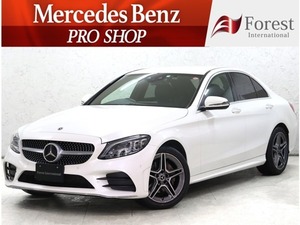 C Class C200 4マチック アVanギャルド AMGライン 4WD 後期typeレーダーセーフティPBlack革BSG搭載