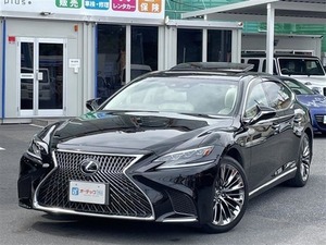 LS 500h エグゼクティブ 4WD マクレビ Sunroof 白革 後席M Genuine20AW