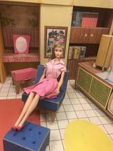 ヴィンテージバービー☆DREAM HOUSE　＃816　プレイセット☆1962、ドリームハウス、レトロ、家具、ミニチュア、vintage barbie_画像3