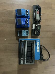 BOSS effector various together, electrification verification has not done therefore junk treatment .