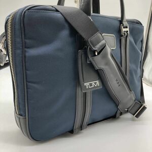 [ ultimate beautiful goods / Japan limitation ]TUMI Tumi JARVISja- screw business bag shoulder briefcase 2way men's navy navy blue A4 PC shoulder ..