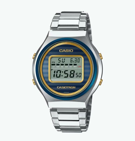 カシオウオッチ50周年記念シリーズ CASIOTRON TRN-50SS-2AJR カシオトロン 限定 新品 腕時計 デジタル