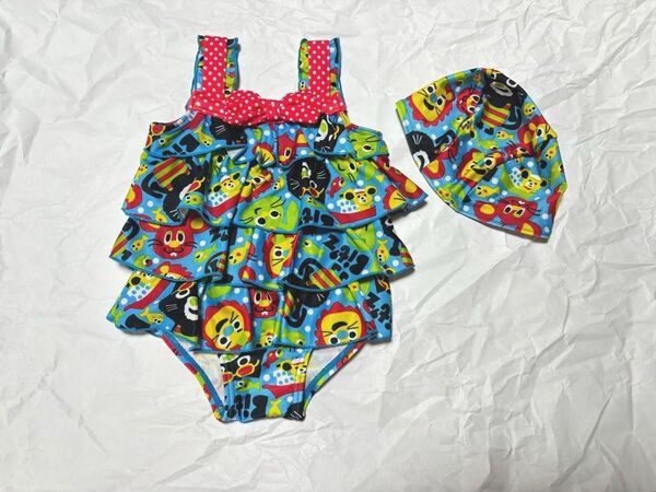 Bit'z 水着 ビッツ 女の子 ワンピース スイムウェア ベビー 水遊び プール 保育園 80 サイズ