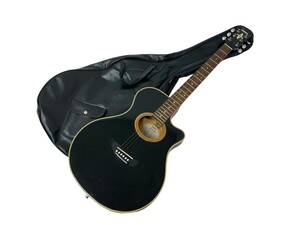 YAMAHA/ヤマハ APX-6 エレアコ エレキ アコースティックギター ブラック 黒 ソフトケース付き 弦楽器 現状品 (47685N1)