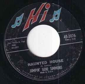 Jumpin' Gene Simmons - Haunted House / Hey, Hey Little Girl (A) RP-T668