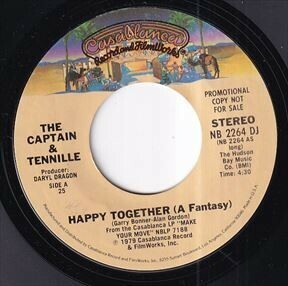 The Captain & Tennille - Happy Together (A Fantasy) / Happy Together (A Fantasy) (A) RP-U151