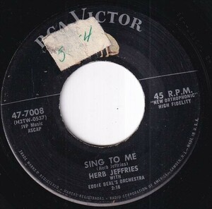 Herb Jeffries - Sing To Me / Sweet Leilani (A) FC-R239