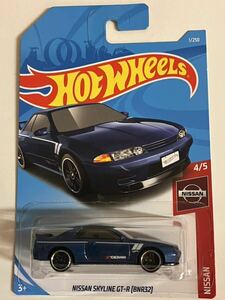 HW NISSAN SKYLINE GT-R(BNR32) 日産　スカイライン　ブルー　ホットウィール