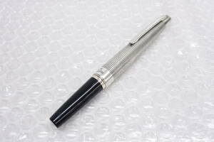 ◆現状品◆Pilot パイロット 万年筆 Elite エリート スターリングシルバー◆ペン先 18K-WG Ｆ