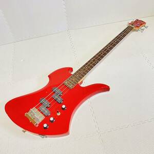 即決☆ Fernandes MockingBird BASS エレキベース 本体 フェルナンデス モッキンバード ベース レッド 赤 【現状品】