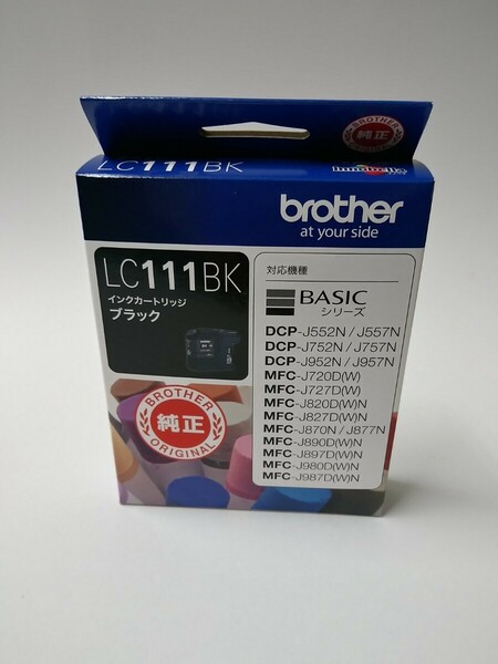 未開封 推奨使用期限切れ brother ブラザー インクカートリッジ LC111 BK ブラック (2022年)