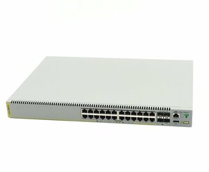 Allied Telesis CentreCOM AT-x510-28GTX 24ポート1000BASE-T 4ポートSFP+(10GbE)スロット搭載L3スイッチ x510-5.4.3-3.7.rel 冗長電源