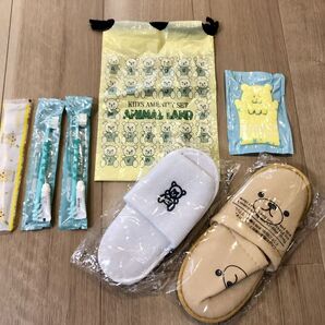 キッズ アメニティ 使い捨てスリッパ スリッパ はみがきセット 携帯 旅行