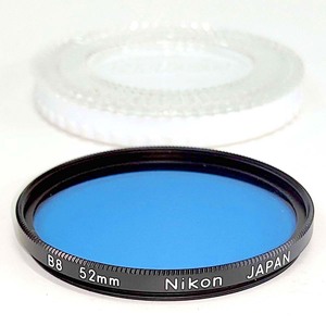 φ52 B8 フィルター Nikon純正★ブルー 青【52mm径】ニコン★中古 ジャンク フィルター