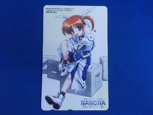 3-154* Magical Girl Lyrical Nanoha * телефонная карточка 