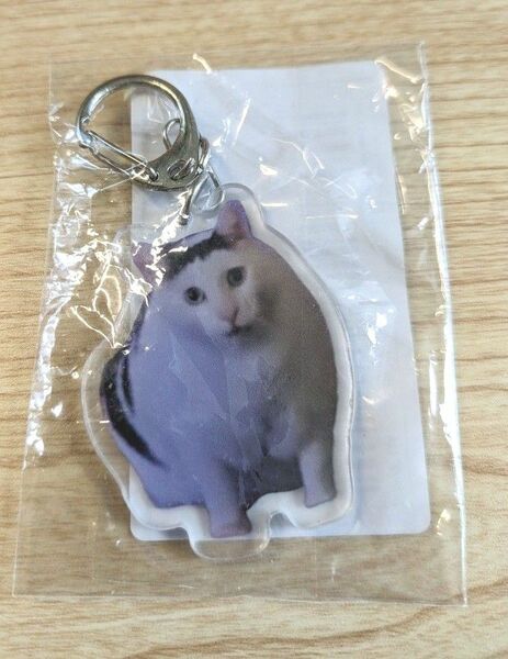 猫ミーム　 キーホルダー　 アクリルキーホルダー　huh?ねこ　未開封品