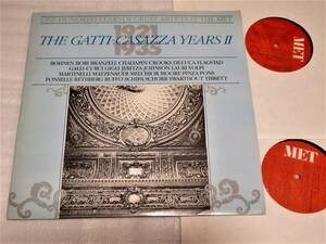 LP　ONE HUNDRED YEARS OF GREAT ARTISTS AT THE MET/THE GATTI-CASAZZA YEARS Ⅱ/1921-1935/2枚組/MET 403