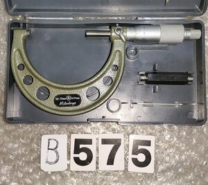 ミツトヨ　外側マイクロメーター　　0.01mm　50-75ｍｍ　NO,B575