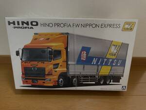  Aoshima heavy plate No10 HINO PROFIA FW Япония транспортировка служба Pelican 1/32 нераспечатанный товар 