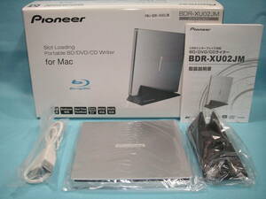 【未使用 forMac】Pioneerパイオニア BDR-XU02JM スロットローディング・ポータブル BD/DVD/CDライター　マック用