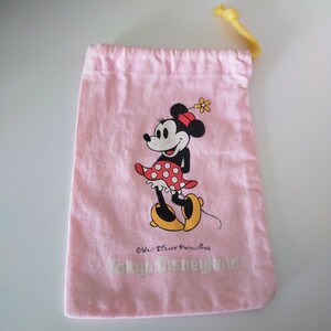  minnie pouch Disney Tokyo Disney Land Showa Retro pink 